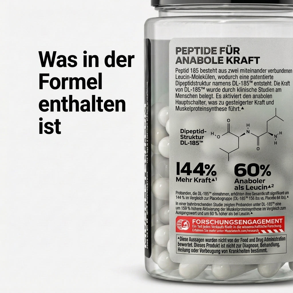 Muscle Peptide Dileucine 185 - 84 Kapseln
