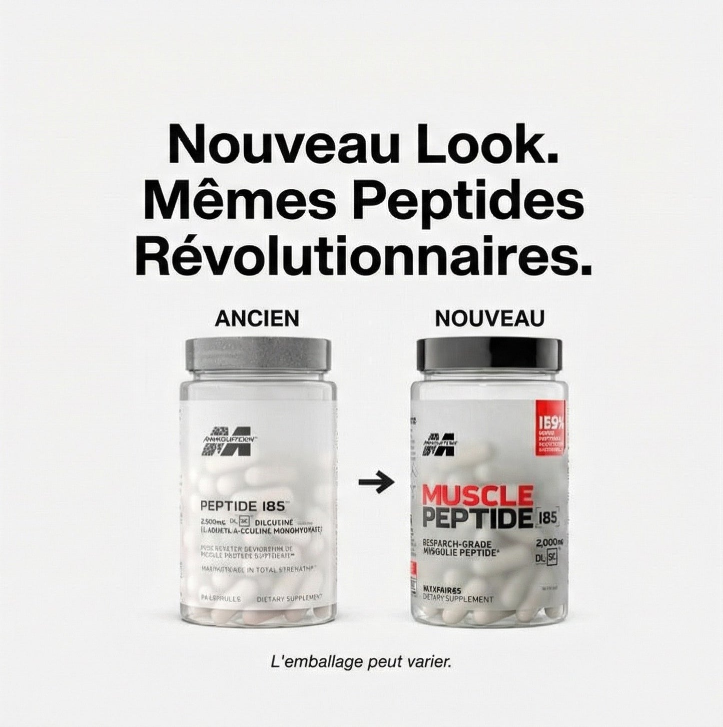 MuscleTech Leucine Peptide 185 - 84 Capsules