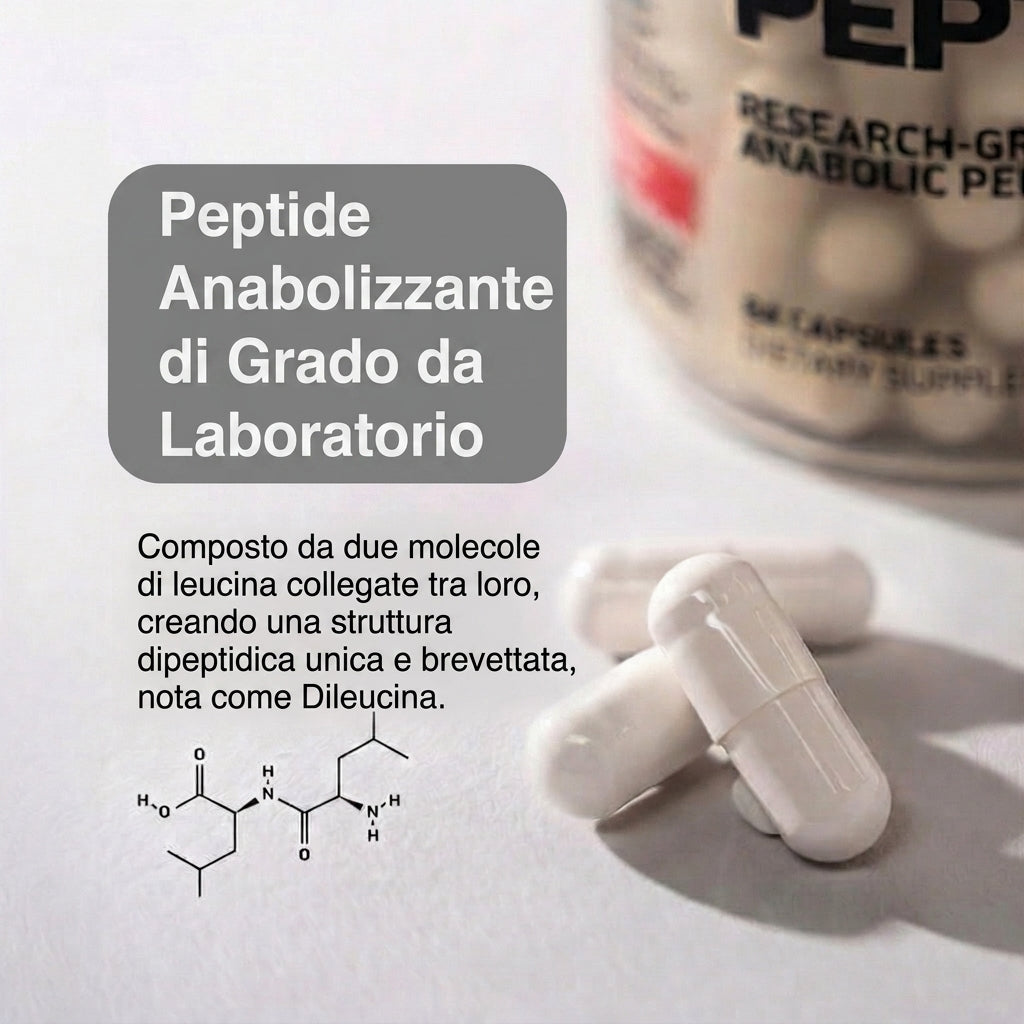 Muscle Peptide Dileucina 185 - 84 Capsule
