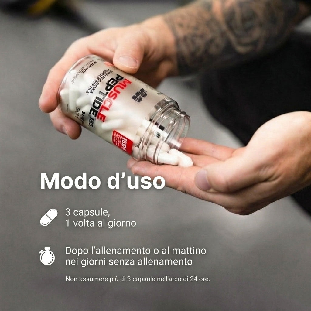 Muscle Peptide Dileucina 185 - 84 Capsule