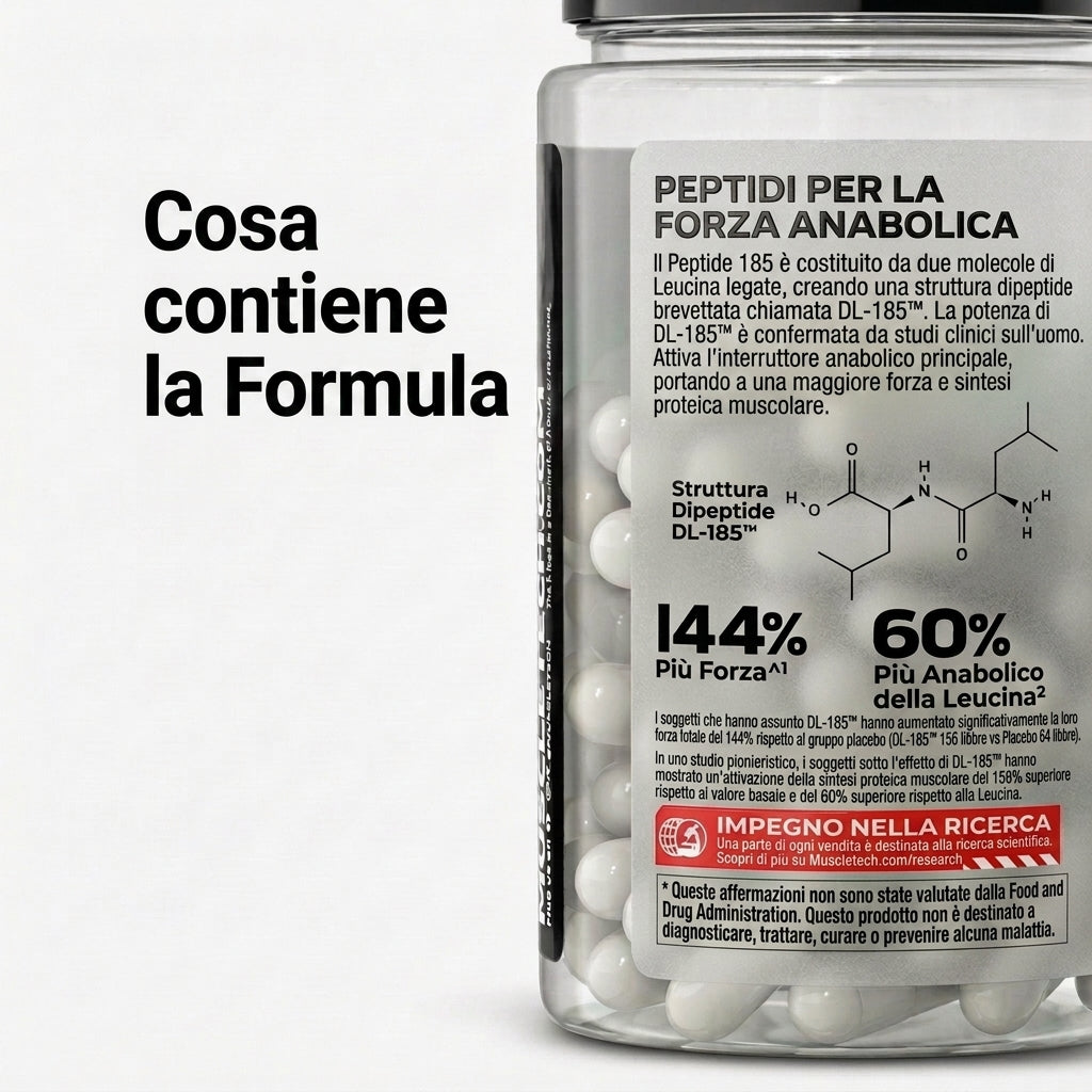 Muscle Peptide Dileucina 185 - 84 Capsule